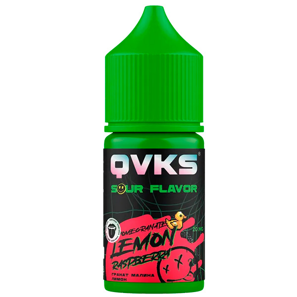 Ароматизатор QVKS SOUR 15мл - Гранат Малина Лимон Ароматизатор QVKS SOUR 15мл - Гранат Малина Лимон
