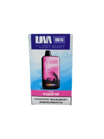 Одноразовая ЭС LOVA by LOST MARY 16000 - Ягодный Чай (М)