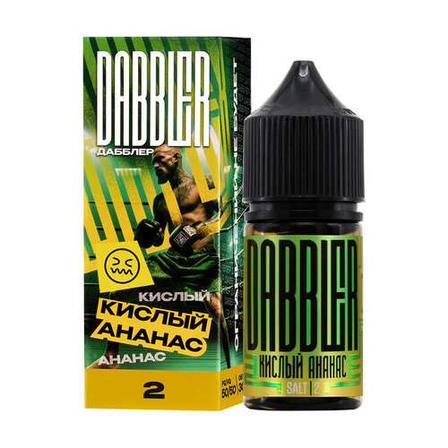 Жидкость Dabbler Salt 30мл - Кислый Ананас (20 Ultra) Жидкость Dabbler Salt 30мл - Кислый Ананас (20 Ultra)