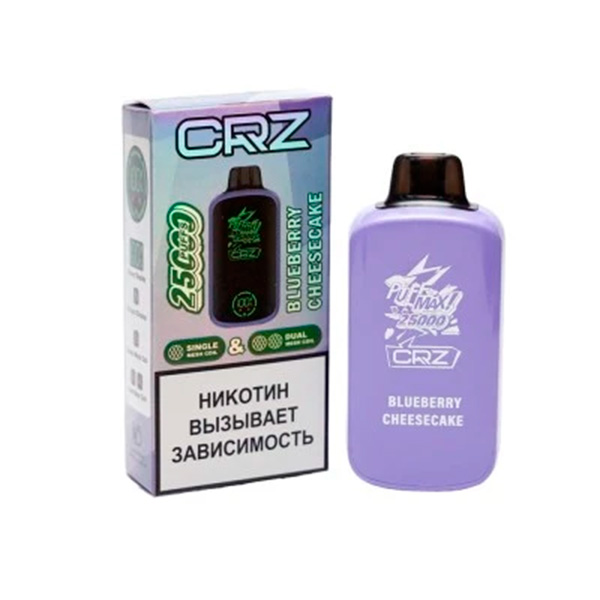 Одноразовая ЭС CRZ 25000 - Черничный чизкейк (M) Одноразовая ЭС CRZ 25000 - Черничный чизкейк (M)