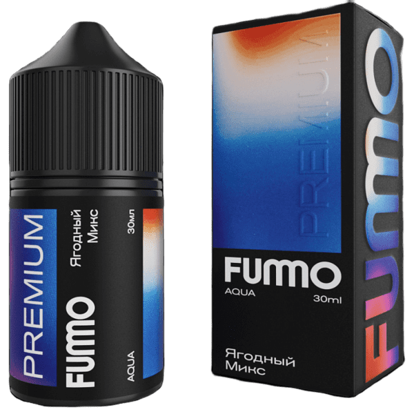 Жидкость FUMMO AQUA - Ягодный Микс 30мл (20mg) Жидкость FUMMO AQUA - Ягодный Микс 30мл (20mg)