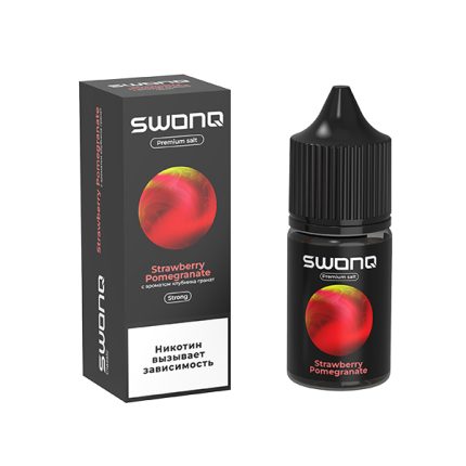 Жидкость SWONQ Salt - Strawberry Pomegranate (Клубника Гранат) 30мл (20 Strong)