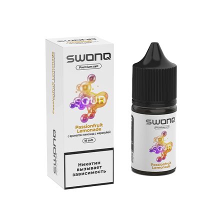 Жидкость SWONQ SOUR Salt - Passionfruit Lemonade (Лимонад с Маракуйей) 30мл (18mg)