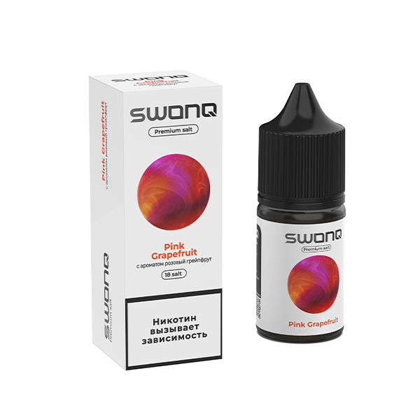 Жидкость SWONQ Salt - Pink Grapefruit (Розовый Грейпфрут) 30мл (18mg) Жидкость SWONQ Salt - Pink Grapefruit (Розовый Грейпфрут) 30мл (18mg)