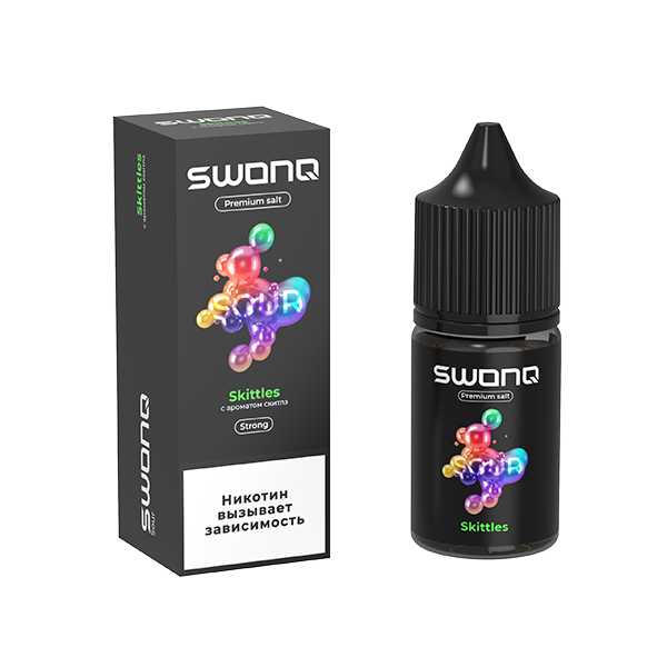 Жидкость SWONQ SOUR Salt - Skittles (Скитлз) 30мл (20 Strong) Жидкость SWONQ SOUR Salt - Skittles (Скитлз) 30мл (20 Strong)