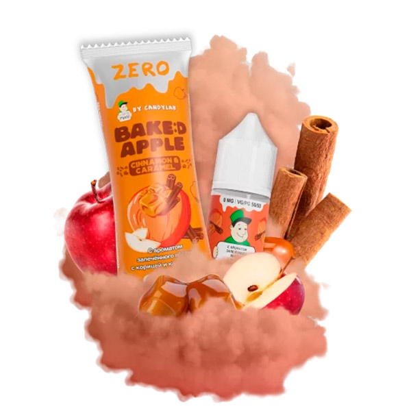 Жидкость CANDYMAN Zero Salt - Baket Apple (Запеченное яблоко с корицей и карамелью) 27мл 0мг (М) Жидкость CANDYMAN Zero Salt - Baket Apple (Запеченное яблоко с корицей и карамелью) 27мл 0мг (М)
