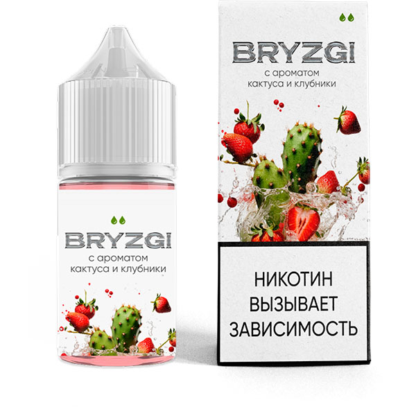 Жидкость BRYZGI Salt - Кактус клубника 30мл (20mg) Жидкость BRYZGI Salt - Кактус клубника 30мл (20mg)