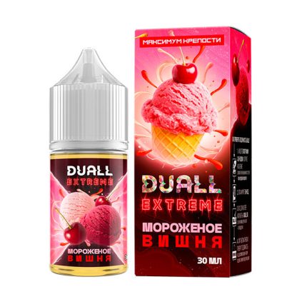 Жидкость DUALL EXTREME Salt - Мороженое Вишня 30мл (Extra Hard)